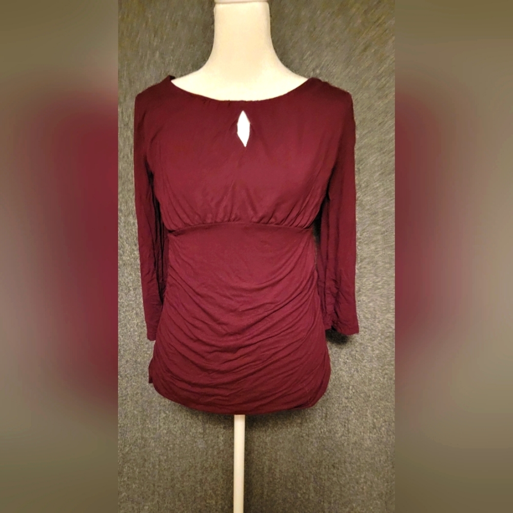 Medium Banana Republic burgundy top